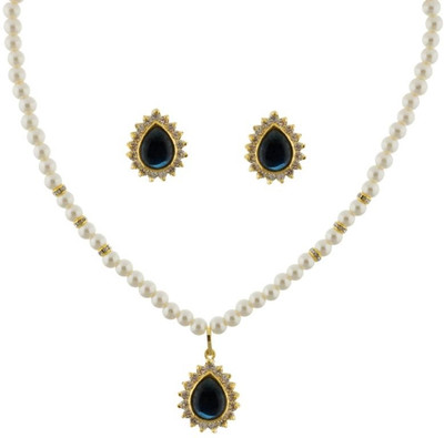 50% OFF on Abhushan Beautiful Alloy Jewel Set White 50% OFF on Abhushan Beautiful Alloy Jewel Set White