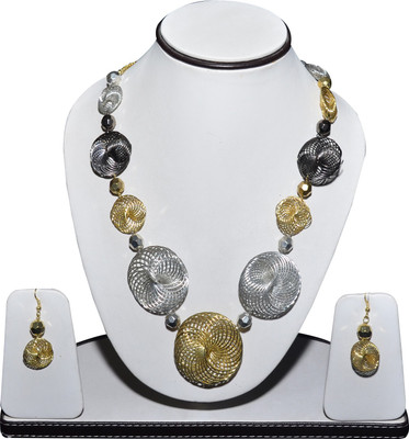 25% OFF on ADJ Sensational Swirls Metal Jewel Set Gold, Black, Silver