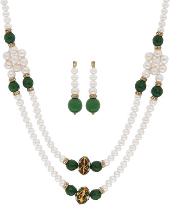 49% OFF on Hyderabadi Abhushan Mother of Pearl Jewel Set Multicolor 49% OFF on Hyderabadi Abhushan Mother of Pearl Jewel Set Multicolor