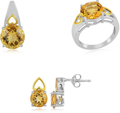 31% OFF on RosesNRibbons Golden Hearts Sterling Silver Jewel Set Silver, Gold