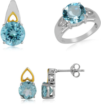 32% OFF on RosesNRibbons Dazzling Bauble Sterling Silver Jewel Set Silver, Gold