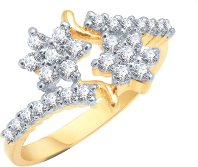79% OFF on VK Jewels Alloy 18K Yellow Gold Plated Ring