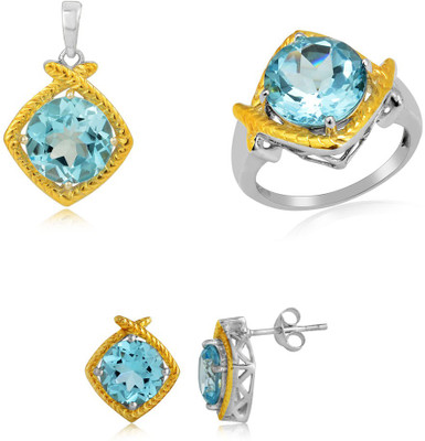 30% OFF on RosesNRibbons Blazing Blue Sterling Silver Jewel Set Silver, Gold