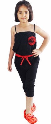 60% OFF on Naughty Ninos Solid Girl's Jumpsuit