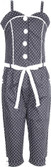 20% OFF on Cutecumber Polka Print Girl's Jumpsuit 20% OFF on Cutecumber Polka Print Girl's Jumpsuit