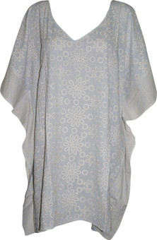 Indiatrendzs Embroidered Cotton Women's Kaftan