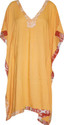 Indiatrendzs Solid Rayon Women's Kaftan