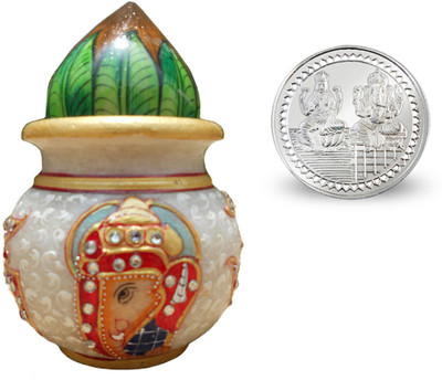 21% OFF on Purpledip Marble Kalash 21% OFF on Purpledip Marble Kalash