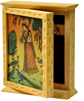 56% OFF on Little India Rajasthani Gemstone Painting -118 Wooden Key Holder 56% OFF on Little India Rajasthani Gemstone Painting -118 Wooden Key Holder
