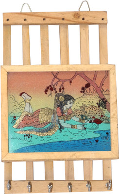 59% OFF on R S Jewels Ladies Painting Real Gemstone Hanger Wooden Key Holder 59% OFF on R S Jewels Ladies Painting Real Gemstone Hanger Wooden Key Holder