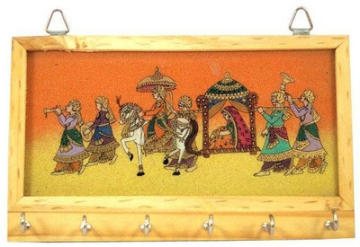 57% OFF on R S Jewels Gemstone Painting Wooden Key Holder 57% OFF on R S Jewels Gemstone Painting Wooden Key Holder