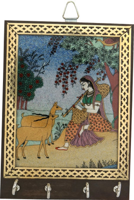 47% OFF on R S Jewels Gemstone Meera Painting Hanger Stand Wooden Key Holder 47% OFF on R S Jewels Gemstone Meera Painting Hanger Stand Wooden Key Holder