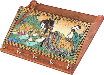 18% OFF on Aapno Rajasthan Real Gem Stone Wooden Key Holder 18% OFF on Aapno Rajasthan Real Gem Stone Wooden Key Holder