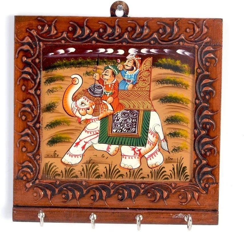 56% OFF on Little India Carved And Hand Painted Four Stand Wooden Key Holder 56% OFF on Little India Carved And Hand Painted Four Stand Wooden Key Holder