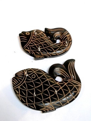 33% OFF on Pindia 2 Pcs Hanger Wooden Hanging Fish Showpiece Home Decor Kitchen Wooden Key Holder 33% OFF on Pindia 2 Pcs Hanger Wooden Hanging Fish Showpiece Home Decor Kitchen Wooden Key Holder