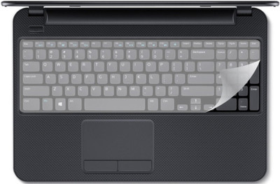 Bronbyte Keyguard Protector For Dell Vostro 15 3549 (15.6 Inch) Laptop Keyboard Skin (Transparent)