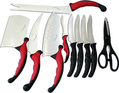 Televantage Pro V Contour Stainless Steel Knife Set Pack of 10