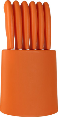 Cosmosgalaxy Kitchen Plastic, Steel Knife Set Pack of 7 Cosmosgalaxy Kitchen Plastic, Steel Knife Set Pack of 7