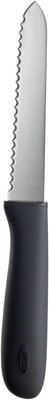 OXO Serrated Utility Stainless Steel Knife Pack of 1 OXO Serrated Utility Stainless Steel Knife Pack of 1