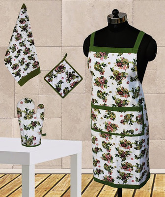 38% OFF on Dekor World Green Cotton Kitchen Linen Set 38% OFF on Dekor World Green Cotton Kitchen Linen Set