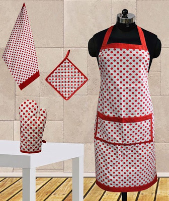 38% OFF on Dekor World Red Cotton Kitchen Linen Set 38% OFF on Dekor World Red Cotton Kitchen Linen Set