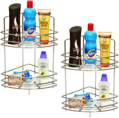 57% OFF on Doyours 2 Pieces 9x9x18 Corner Double Basket Stainless Steel Kitchen Rack 57% OFF on Doyours 2 Pieces 9x9x18 Corner Double Basket Stainless Steel Kitchen Rack
