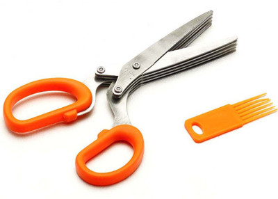 33% OFF on Aapno Rajasthan Stainless Steel Herbs Scissor Orange, Pack of 2 33% OFF on Aapno Rajasthan Stainless Steel Herbs Scissor Orange, Pack of 2