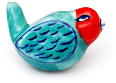 Neerja Ceramic Cabinet/Draw Knob Green Pack of 6