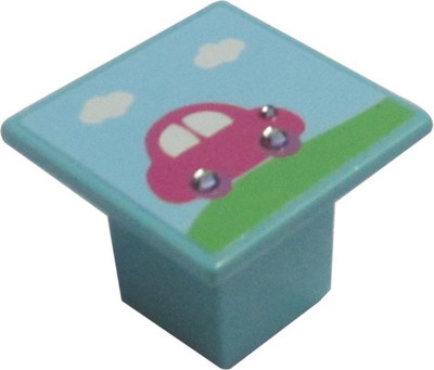 Benzoville Plastic Cabinet/Draw Knob Blue Pack of 1 Benzoville Plastic Cabinet/Draw Knob Blue Pack of 1