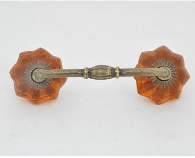 Neerja Glass Cabinet/Draw Pull Orange Pack of 2 Neerja Glass Cabinet/Draw Pull Orange Pack of 2