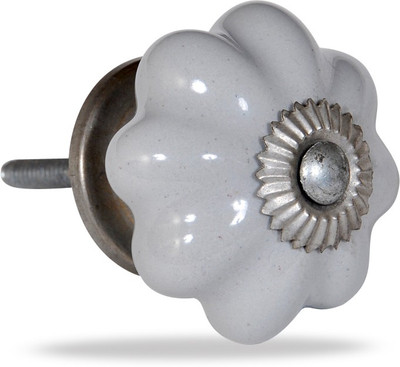 25% OFF on Casa Decor Ceramic Cabinet/Draw Knob Grey Pack of 4
