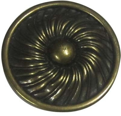 Benzoville Zinc Cabinet/Draw Knob Brown Pack of 1