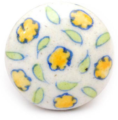 Neerja Ceramic Cabinet/Draw Knob White Pack of 6