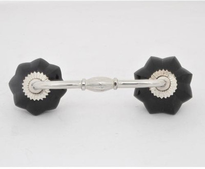 Neerja Glass Cabinet/Draw Pull Black Pack of 2