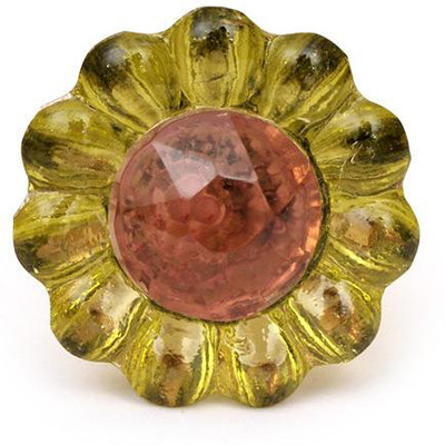 Neerja Glass Cabinet/Draw Knob Brown Pack of 6