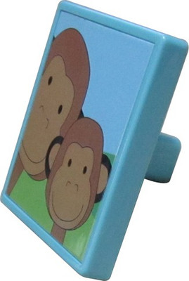 Benzoville Plastic Cabinet/Draw Knob Blue Pack of 1 Benzoville Plastic Cabinet/Draw Knob Blue Pack of 1