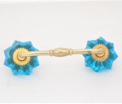 Neerja Glass Cabinet/Draw Pull Blue Pack of 2