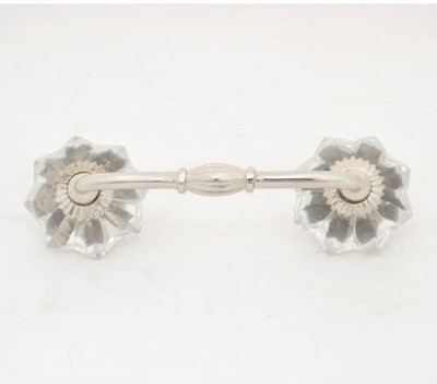 Neerja Glass Cabinet/Draw Pull Clear Pack of 2