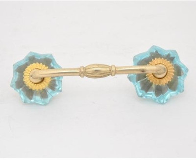 Neerja Glass Cabinet/Draw Pull Blue Pack of 2