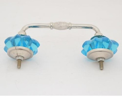 Neerja Glass Cabinet/Draw Pull Blue Pack of 2