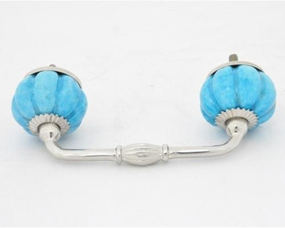 Neerja Ceramic Cabinet/Draw Pull Blue Pack of 2