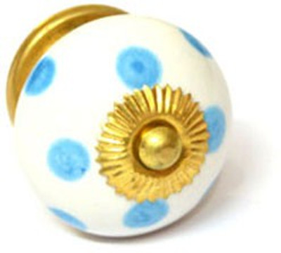 55% OFF on Tech Fit Porcelain Cabinet/Draw Knob Blue Pack of 8