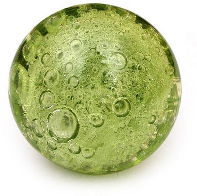 Neerja Glass Cabinet/Draw Knob Green Pack of 6