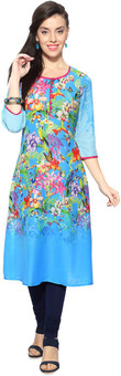 Rangmanch By Pantaloons Floral Print Women's A-line Kurta