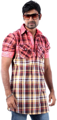 60% OFF on S9 Men Checkered Men's Pathani Kurta 60% OFF on S9 Men Checkered Men's Pathani Kurta