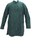 Indiatrendzs Solid Men's Straight Kurta