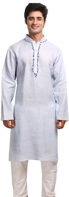 47% OFF on Aapno Rajasthan Solid Men's A-line Kurta