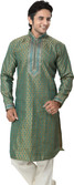 Zorro Self Design Men's Straight Kurta