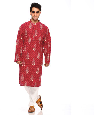 Aapno Rajasthan Printed Men's A-line Kurta Aapno Rajasthan Printed Men's A-line Kurta