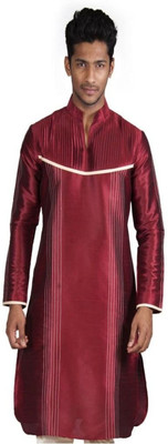 57% OFF on Vivyaan Solid Men's Straight Kurta
